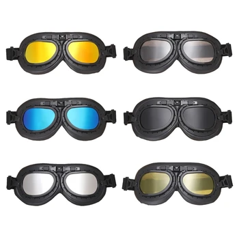 68UF Motocicleta Óculos de Motocross Protetor de Segurança MX Bicicleta Capacete, Óculos de proteção