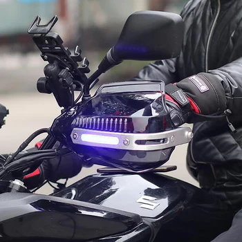 Moto protetores de mão LED Luzes de Mão, Protetor de Acessórios Para Honda Pcx 150 Cbr 954 Rr Msx125 Cb500 St 1300 Goldwing Gl1800